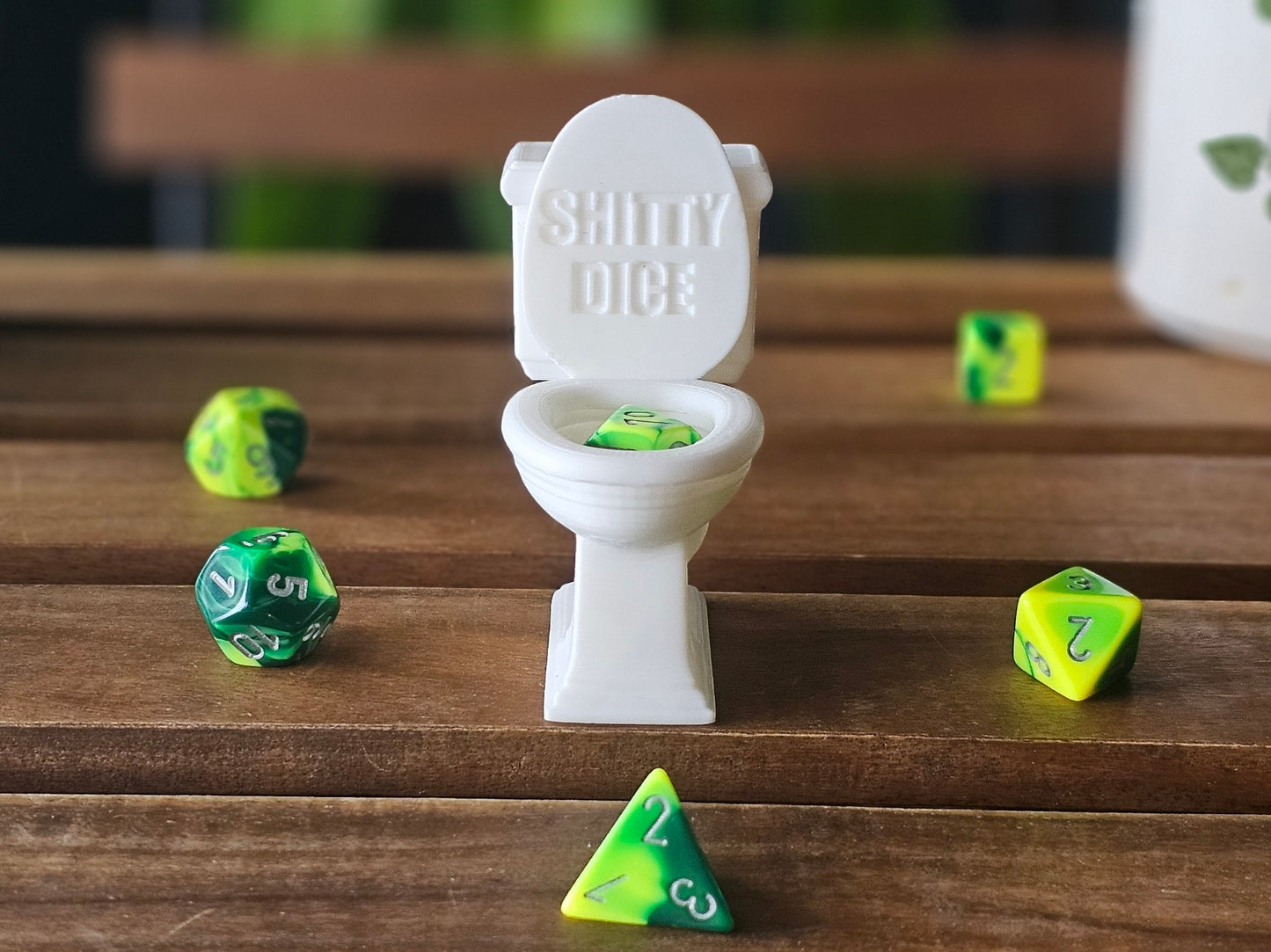 Dice Jail Toilet for Misbehaving Dice