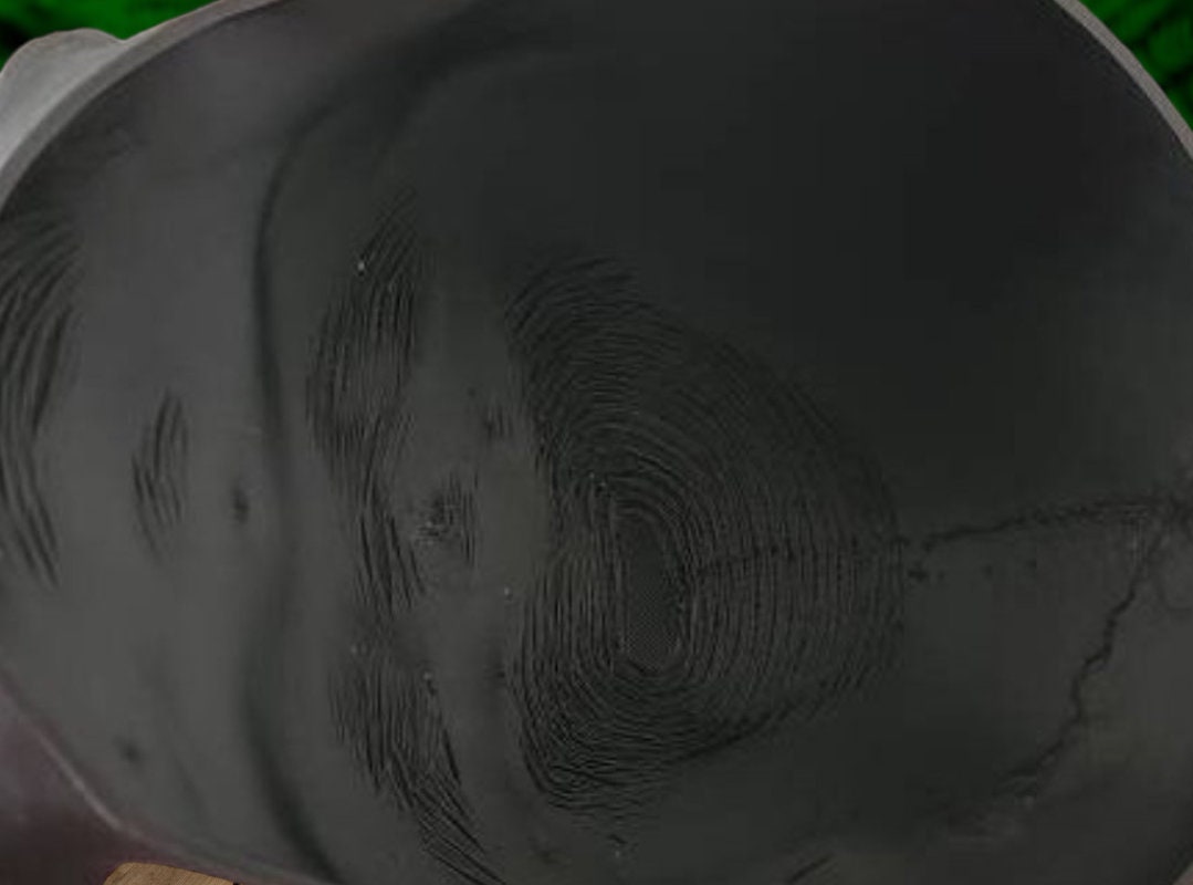 Scanned Human Skull Planter with Optional Drainage