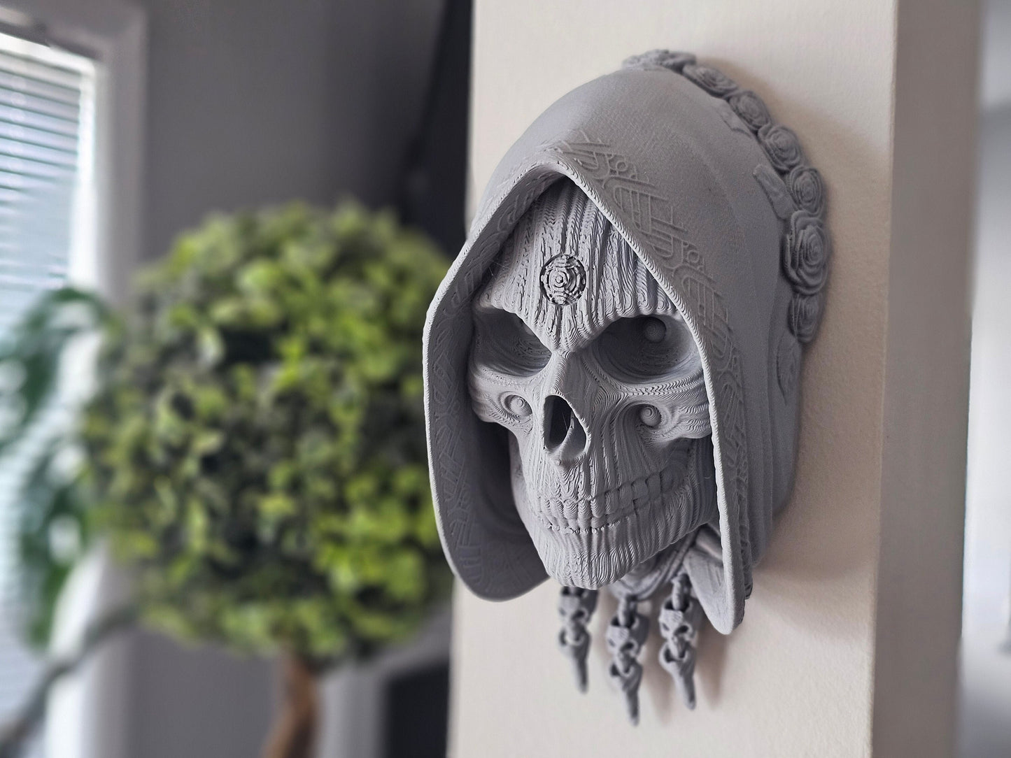 Holy Death Skull Wall Mounted