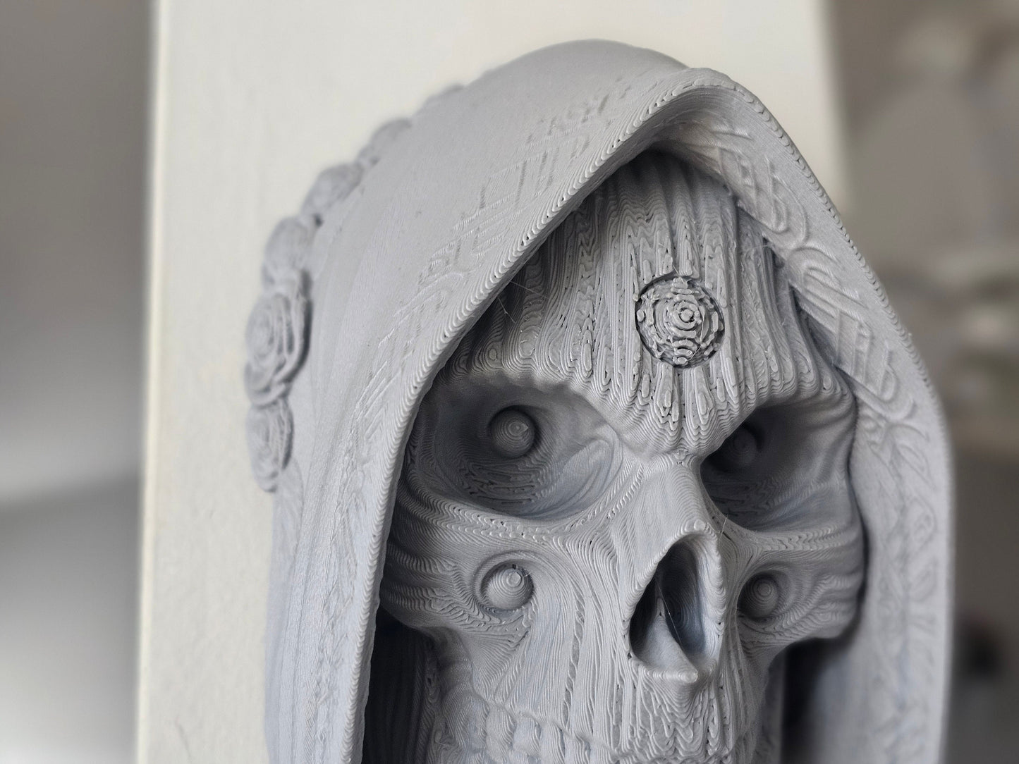 Holy Death Skull Wall Mounted