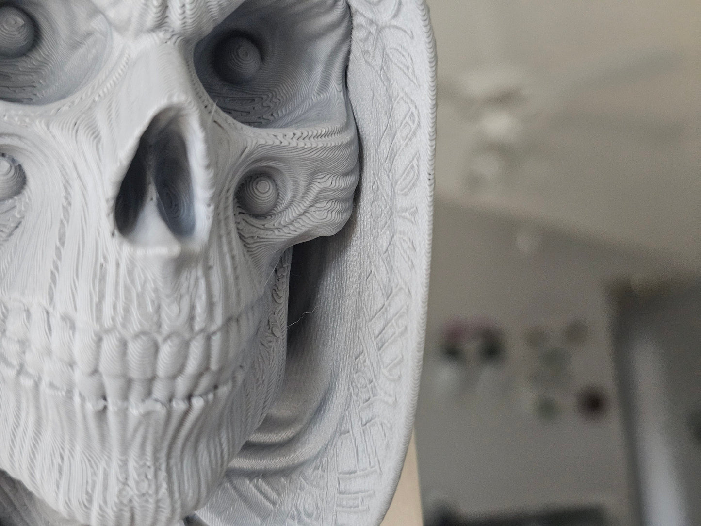 Holy Death Skull Wall Mounted