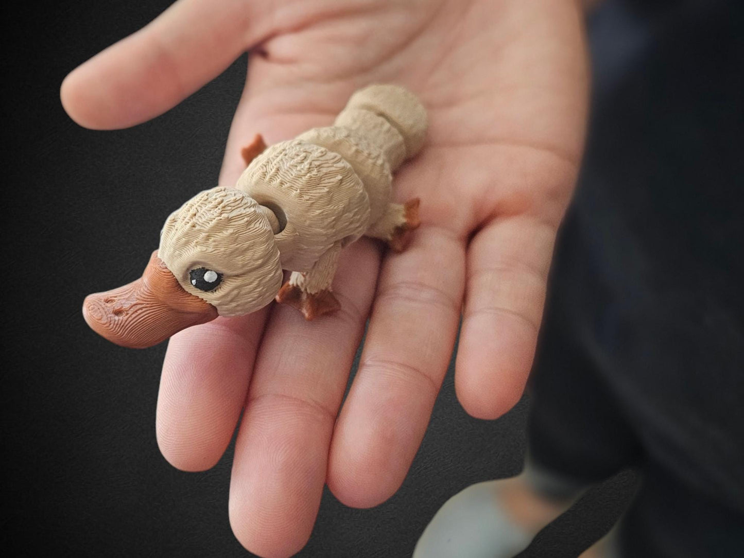 3 Sizes 11.95" Smiling Baby Platypus Flexi By Matmire Make 3D Printed Fidget Toy Fidget 3D Printed Toy Figure Gift Her Her 3D Printed Animal