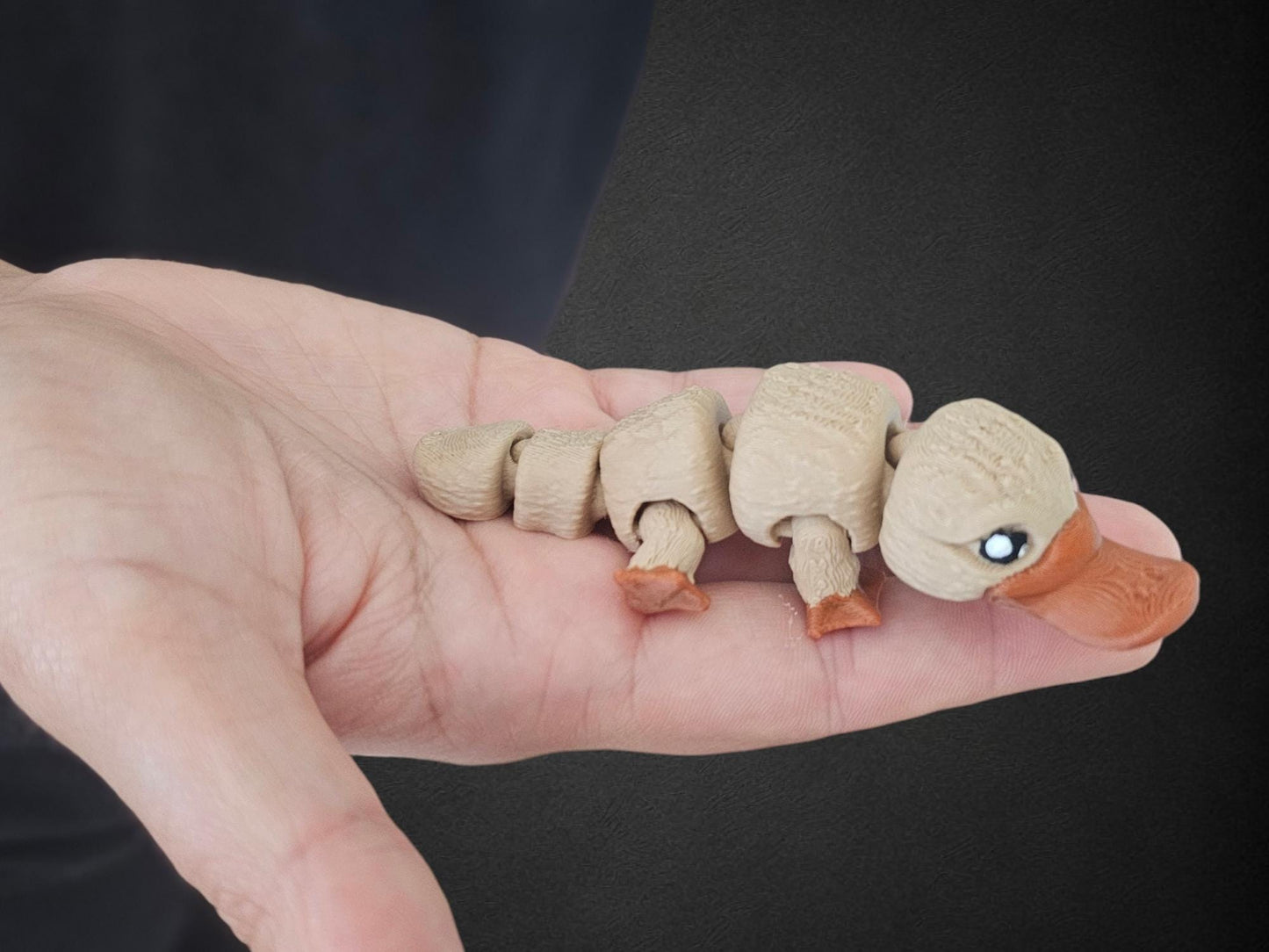 3 Sizes 11.95" Smiling Baby Platypus Flexi By Matmire Make 3D Printed Fidget Toy Fidget 3D Printed Toy Figure Gift Her Her 3D Printed Animal