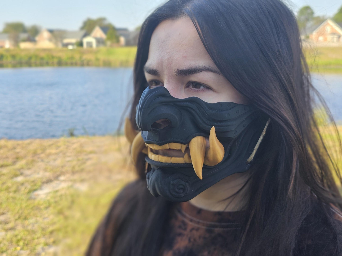Half Oni Mask