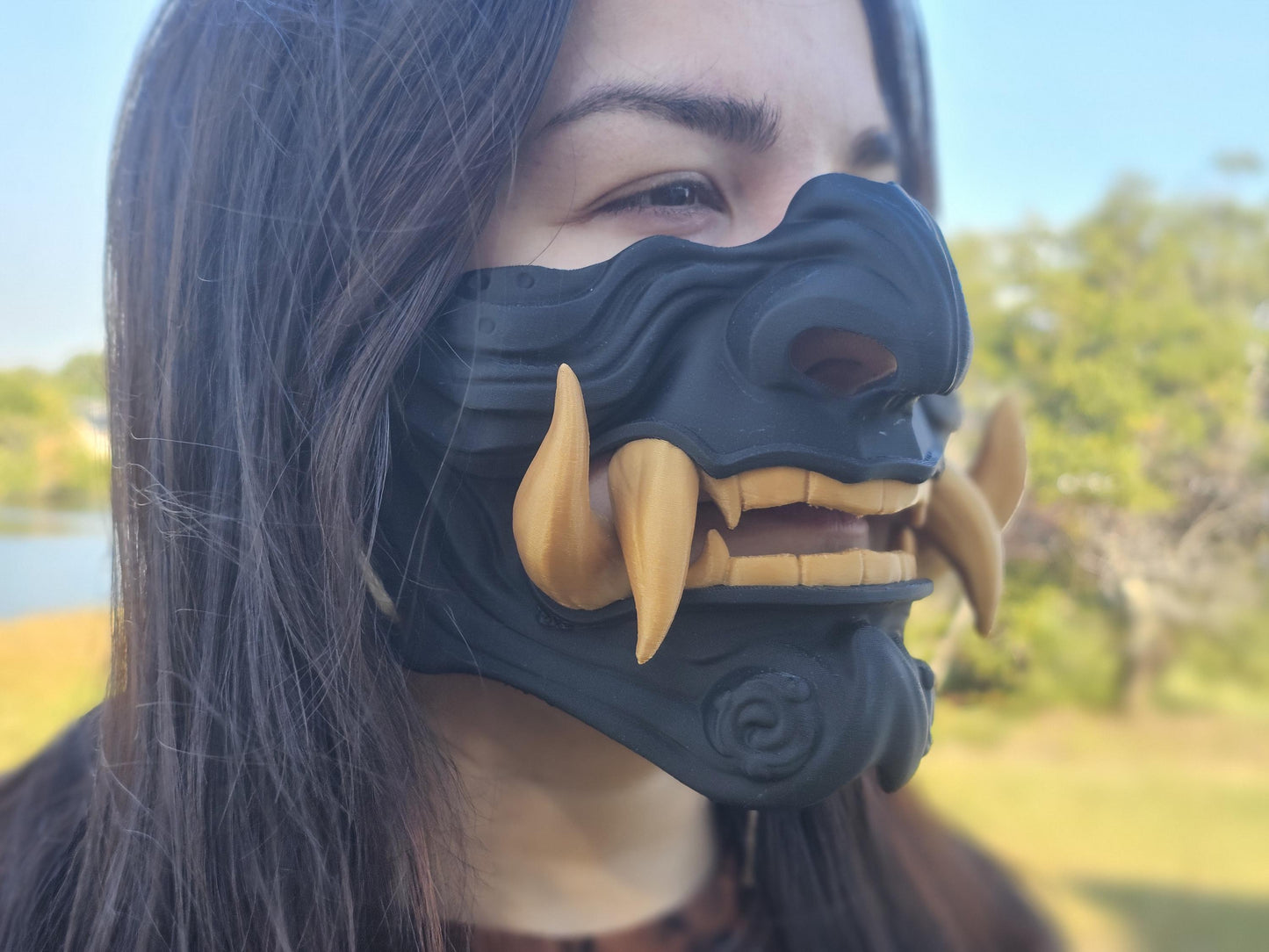 Half Oni Mask