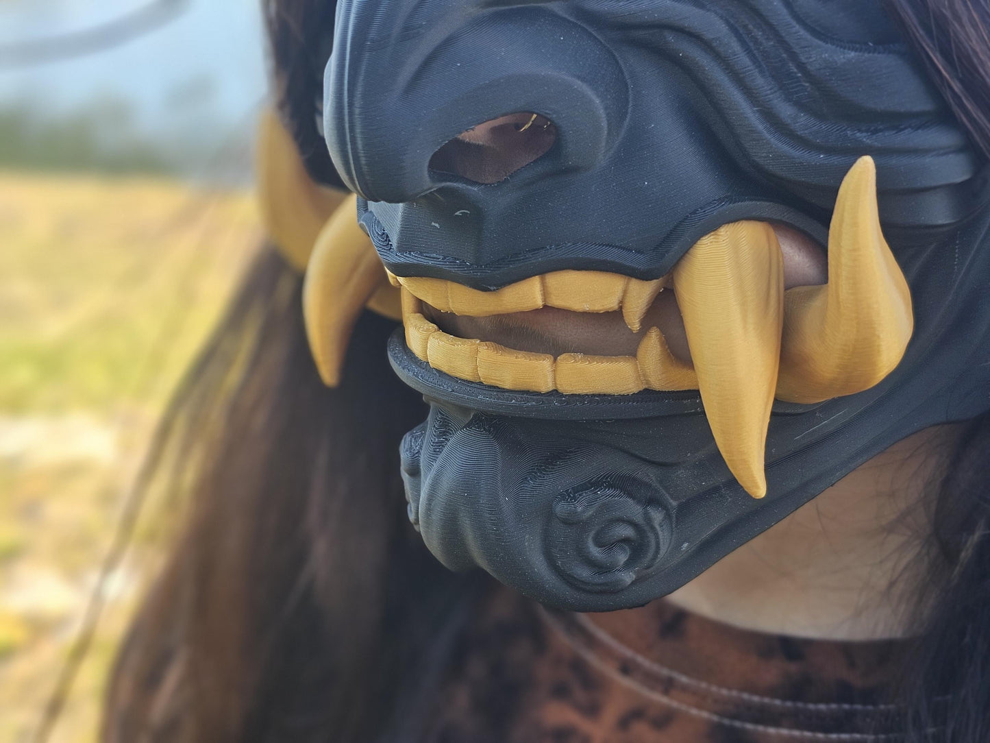 Half Oni Mask