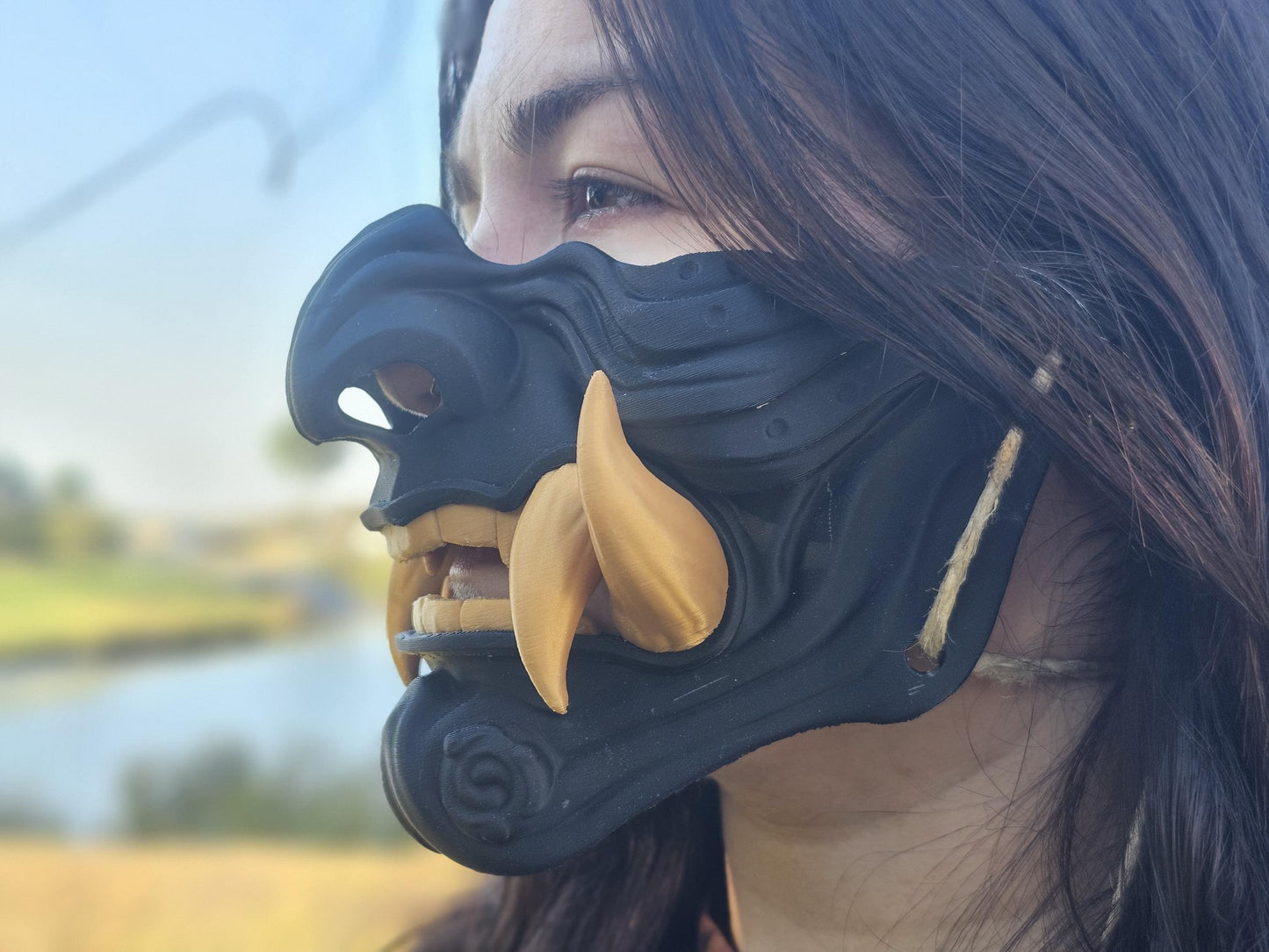 Half Oni Mask