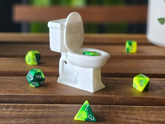 Dice Jail Toilet for Misbehaving Dice