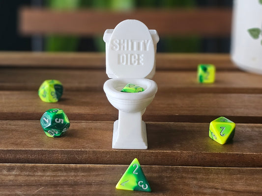 Dice Jail Toilet for Misbehaving Dice