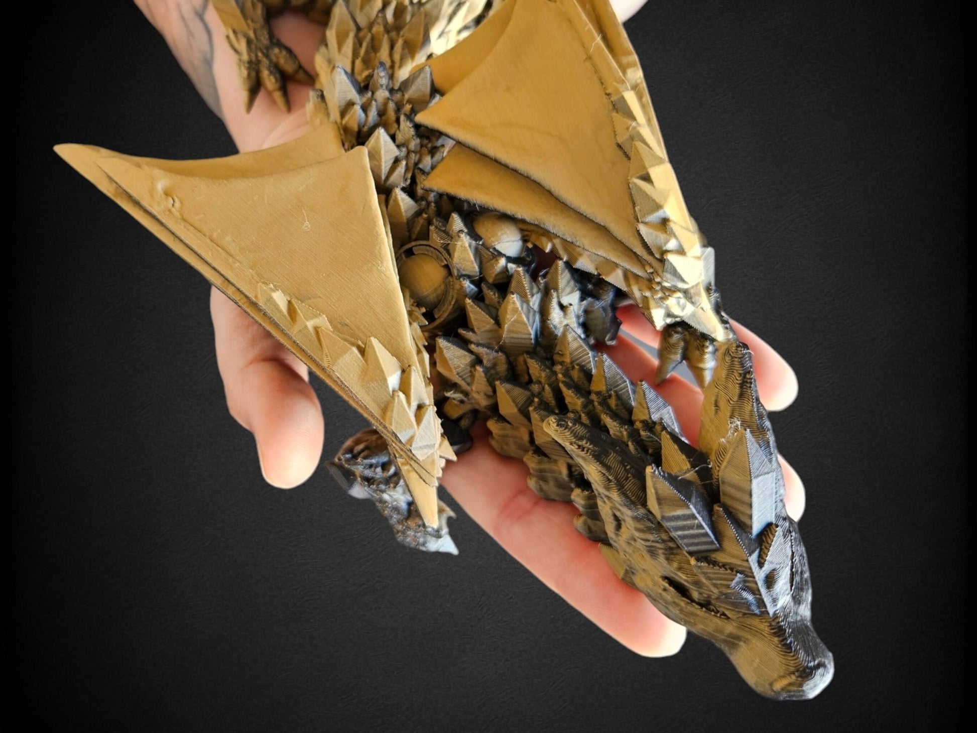 Winged Wolf Articulating Dragon