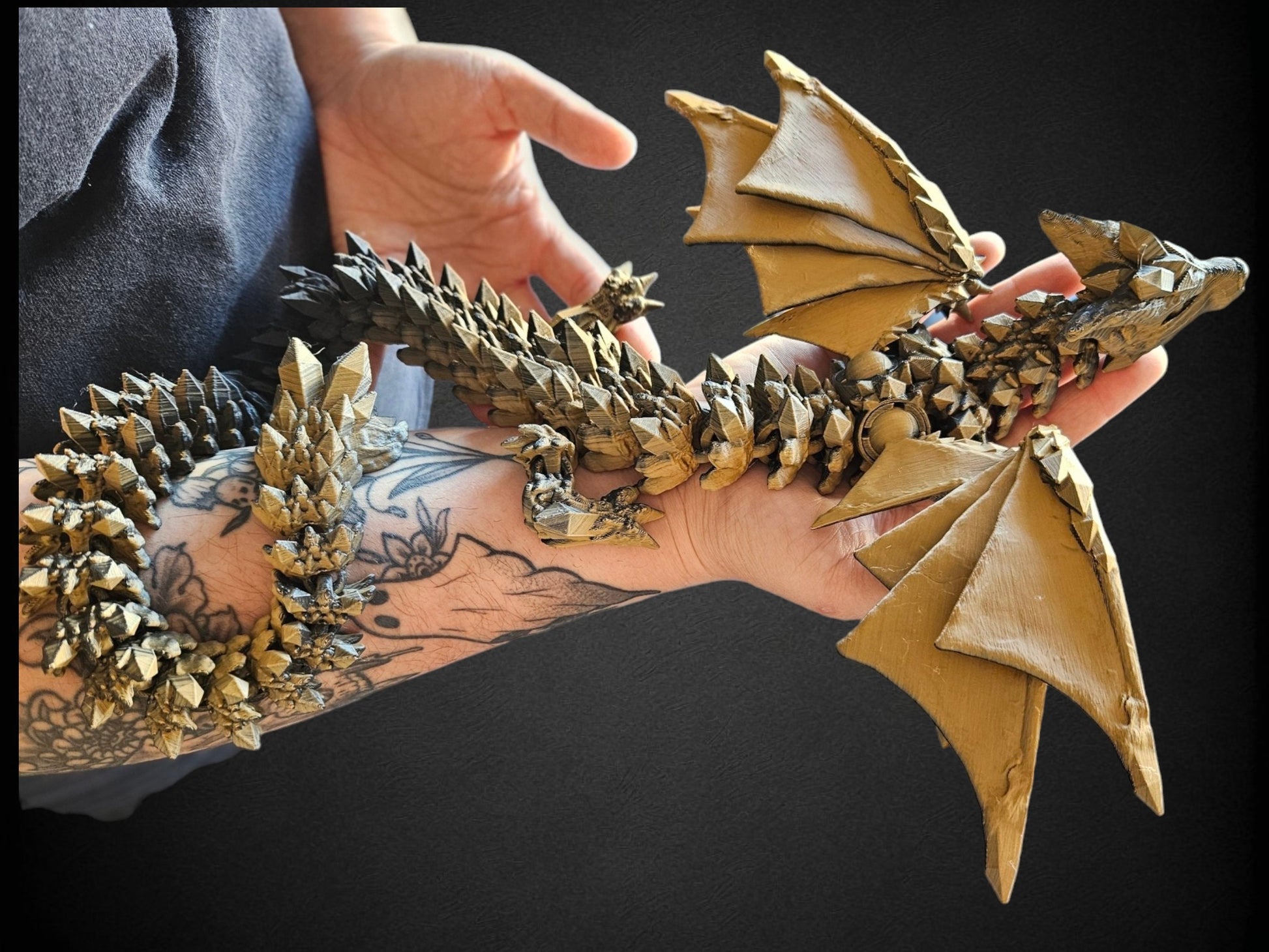 Winged Wolf Articulating Dragon