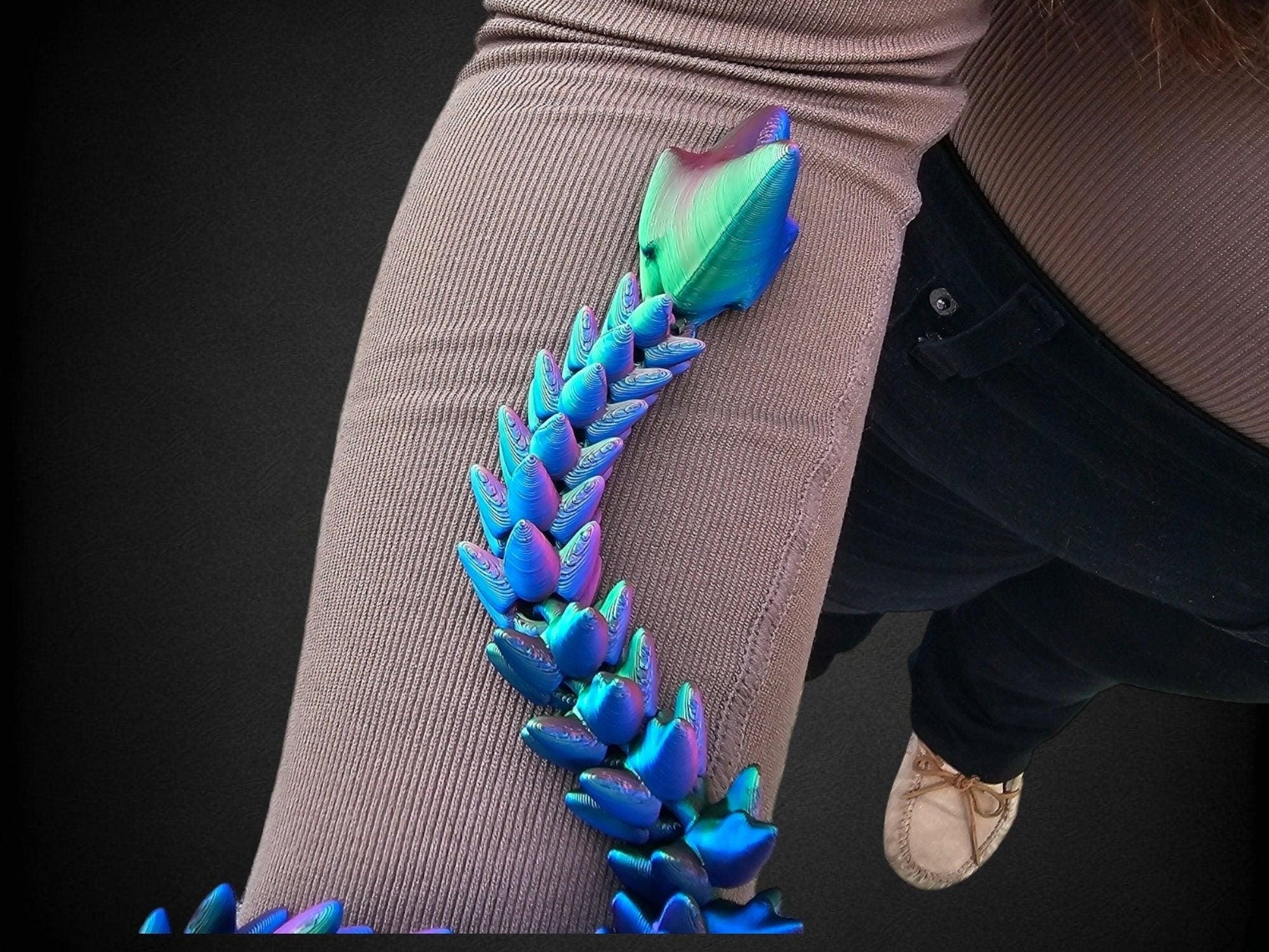 Winged Spiked Articulating Dragon
