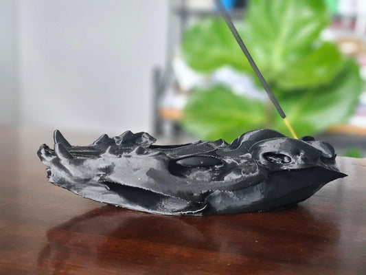 Cat Skull Incense Burner