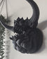 Ushi Oni Mask Wall Mount  Japanese Demon Wall Mask, 3D Printed Yokai Decor, Gothic Samurai Wall Decor, Oni Sculpture for Home Display Decor
