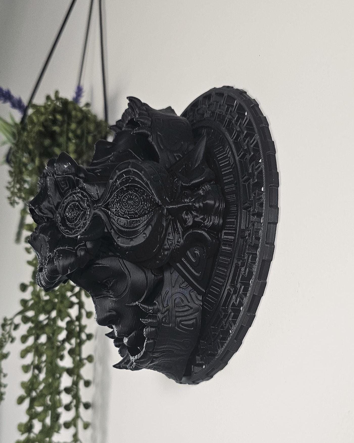 Inti Inca Sun God Wall Art  3D Printed Inca Sun Sculpture, Geometric Moving Sun Decor, Tribal Spiritual Home Decor, Sacred Wall Hanging