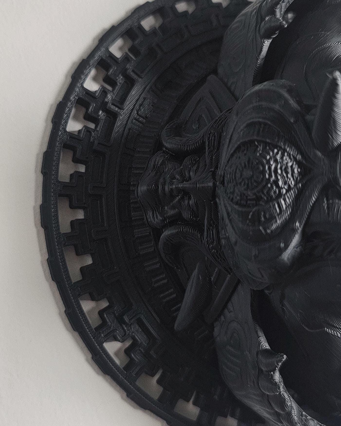 Inti Inca Sun God Wall Art  3D Printed Inca Sun Sculpture, Geometric Moving Sun Decor, Tribal Spiritual Home Decor, Sacred Wall Hanging