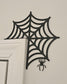 Spiderweb Corner Wall Decor  Gothic Spider Web Door Frame Accent, 3D Printed Halloween Wall Art, Spooky Home Decor
