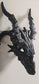 Dragon Skull Wall Decor  3D Printed Gothic Dragon Head Wall Mount, Dark Fantasy Skull Art, Medieval Creature Wall Sculpture