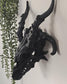 Dragon Skull Wall Decor  3D Printed Gothic Dragon Head Wall Mount, Dark Fantasy Skull Art, Medieval Creature Wall Sculpture
