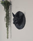 Gothic Sphynx Cat Wall Plaque  3D Printed Sphynx Cat Oval Frame, Gothic Wall Decor Home, Black Cat Wall Art, Victorian Wall Mount Sculpture