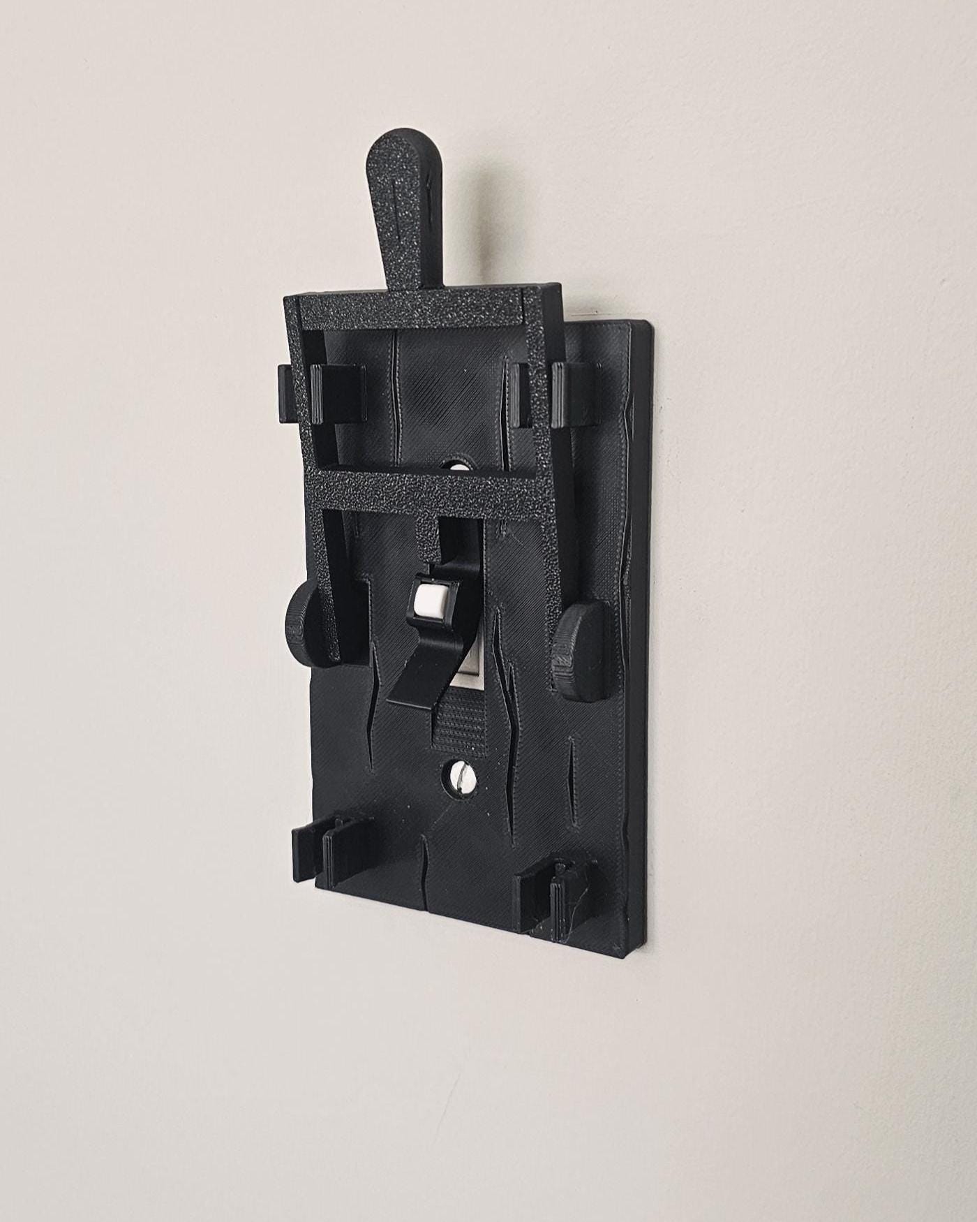 Frankenstein Light Switch Cover  3D Printed Monster Wall Plate, Gothic Horror Decor, Spooky Room Accent, Unique Gift for Halloween Fans
