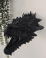 Dragon Headphone Stand Wall Mount  3D Printed Dragon Wall Holder for Headsets, Gothic Gaming Desk Decor, Dark Fantasy Gamer Display