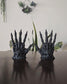 Set of 2 Zombie Hands  Wall Mounted Creepy Hand Sculpture, 3D Printed Gothic Horror Wall Decor, Spooky Halloween Wall Art