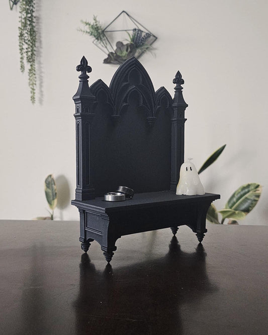 Cathedral Jewelry Stand  3D Printed Gothic Jewelry Holder, Ornate Cathedral Arch Stand, Dark Romantic Vanity Organizer, Home Decor Display