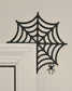 Spiderweb Corner Wall Decor  Gothic Spider Web Door Frame Accent, 3D Printed Halloween Wall Art, Spooky Home Decor