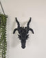 Dragon Skull Wall Decor  3D Printed Gothic Dragon Head Wall Mount, Dark Fantasy Skull Art, Medieval Creature Wall Sculpture