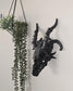 Dragon Skull Wall Decor  3D Printed Gothic Dragon Head Wall Mount, Dark Fantasy Skull Art, Medieval Creature Wall Sculpture