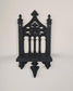 Gothic Cathedral Wall Shelf  3D Printed Dark Decor Display Ledge, Medieval Church Arch Shelf, Gothic Home Wall Accent