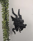 Eastern Dragon Wall Sculpture  3D Printed Asian Dragon Head Wall Decor, Mythical Dragon Wall Art, Gothic Fantasy Home Decor