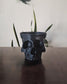 Gothic Skull Planter Pot  3D Printed Halloween Decor, Spooky Succulent Holder, Dark Home Office Desk Decor, Gift for Plant Lovers
