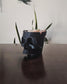 Gothic Skull Planter Pot  3D Printed Halloween Decor, Spooky Succulent Holder, Dark Home Office Desk Decor, Gift for Plant Lovers