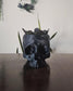 Human Skull Planter Pot  3D Printed Gothic Skull Flower Pot with Drainage, Spooky Desk Planter for Succulents, Halloween Home Decor Gift